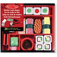 Melissa &amp- Doug - Juego de Madera para rebanar Sushi (12608)
